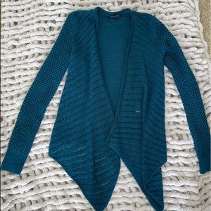 Turquoise American eagle cardigan